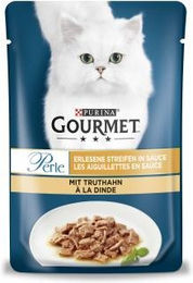 Gourmet Perle Erlesene Streifen mit Truthahn in Sauce Katzenfutter Adult 26 x 85 g - 26 x 85 g – Bild 1 von 8
