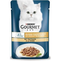 Produktbild von Gourmet Perle Erlesene Streifen mit Truthahn in Sauce Katzenfutter Adult 26 x 85 g - 26 x 85 g