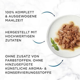 Gourmet Perle Erlesene Stückchen in Gelee Katzenfutter Nass Sorten-Mix für adulte Katzen Forelle Truthahn Ente Wild 96 Beutel à 85g ohne Farb- und Aromastoffe sowie Konservierungsstoffe - 96 x 85 g – Bild 1 von 7