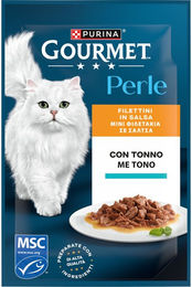 Produktbild von Gourmet Perle Katzenfutter Adult Thunfisch Filets in Sauce Megapack 52 x 85 g - 52 x 85 g