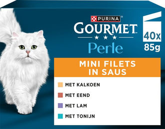 Gourmet Perle Mini Filets Fisch in Sauce ohne künstliche Zusätze – Bild 1 von 3