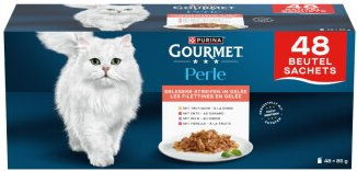 Gourmet Perle Nassfutter Katze Adult Erlesene Streifen 48x85g – Bild 1 von 1