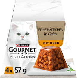 Gourmet Revelations Feine Häppchen in Gelée mit Huhn 24x57 g Katzenfutter – Bild 1 von 6
