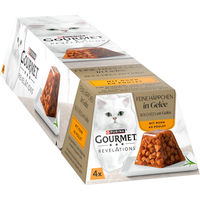 Produktbild von Gourmet Revelations Fine Cuts Huhn Stückchen in Gelee für erwachsene Katzen 8 x 57 g - 8 x 57 g