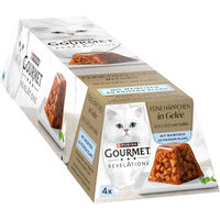 Produktbild von Gourmet Revelations Fine Cuts Weißfisch Stückchen in Gelee für Katzen Adult 12 x 57 g - 12 x 57 g