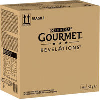 Produktbild von Gourmet Revelations Mousse Katzenfutter Rind und Huhn Adult 48 x 57 g - 48 x 57 g