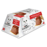 Produktbild von Gourmet Revelations Mousse mit Rind Katzenfutter für erwachsene Katzen 12 x 2 x 57 g ohne Farb- und Aromastoffe sowie Konservierungsstoffe - 12 x 57 g