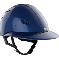 Produktbild von GPA Easy First Lady Hybrid Reithelm für Damen in Blau 55 cm