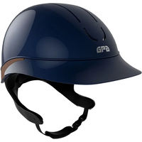 Produktbild von GPA Global Speed Air TLS Reithelm Shiny Blau 58 cm