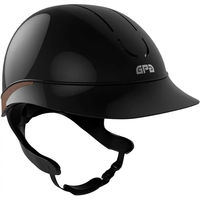 Produktbild von GPA Global Speed Air TLS Reithelm Shiny Schwarz Unisex 59+ cm
