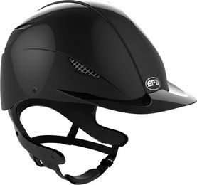Produktbild von GPA Glossy Reithelm Easy Speed Air TLS Unisex Schwarz 58 cm