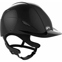Produktbild von GPA Glossy Reithelm Easy Speed Air TLS Unisex Schwarz 58 cm