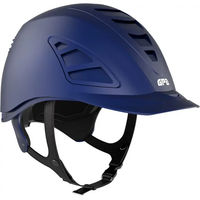 Produktbild von GPA Reithelm 4S Speed Air Hybrid Mat Blau 59 cm