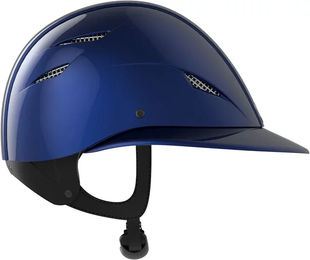 Produktbild von GPA Reithelm Easy First Lady Hybride Shiny Blau 55 cm