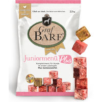 Produktbild von Graf Barf Juniormenü Plus Hähnchen Rohfutterwürfel für Hunde 2750g