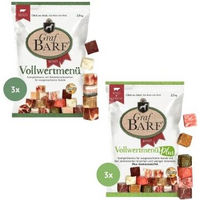 Produktbild von Graf Barf Rindermenü Mix Monoprotein für Hunde Adult 6x2,5kg
