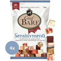 Produktbild von Graf Barf Sensitivmenü Rind Monoprotein für Hunde 4x2,5kg