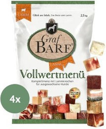 Graf Barf Vollwertmenü Lamm Monoprotein 4x2,5kg – Bild 1 von 3
