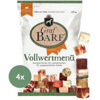 Produktbild von Graf Barf Vollwertmenü Lamm Monoprotein 4x2,5kg