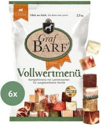 Graf Barf Vollwertmenü Lamm Monoprotein 6x2,5kg – Bild 1 von 3