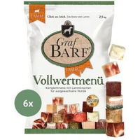 Produktbild von Graf Barf Vollwertmenü Lamm Monoprotein 6x2,5kg
