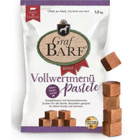 Produktbild von Graf Barf Vollwertmenü Pastete Rind und Kalb für Senior Hunde 1100g