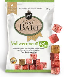 GrafBarf Vollwertmenü Plus Hähnchen Monoprotein Hund 2750g – Bild 1 von 2