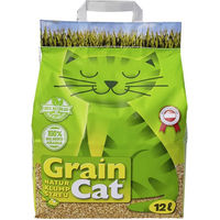 Produktbild von GrainCat Naturklumpstreu für Katzen unparfümiert 12 l (3,9 kg) - 12 l