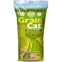 Produktbild von GrainCat Naturklumpstreu für Katzen unparfümiert 40 l - 2 x 40 l