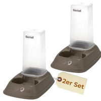 Produktbild von GranataPet 2er Set Automatischer Futter- und Wasserspender 2in1 für Hunde und Katzen aus Kunststoff 700 ml - 2 x 700 ml