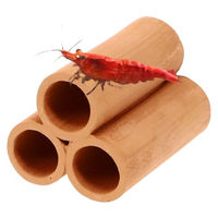 Produktbild von GranataPet Aquariendeko Pyramide 3er Set aus Keramik als Garnelenröhre und Höhle für Garnelen Krebse und Welse