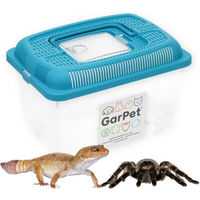 Produktbild von GranataPet Aquarium Faunabox Transport- und Quarantänebox aus Kunststoff für Insekten und Frösche in Transparent Türkis
