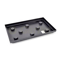 Produktbild von GranataPet Aquarium Kiesblende Kieskante Unterschale Schwarz Rechteckig 50x30 cm für Fische