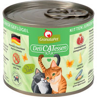 Produktbild von GranataPet DeliCatessen Katzen Nassfutter Kitten Geflügel und Lachs getreidefrei und glutenfrei 6 x 200 g - 6 x 200 g