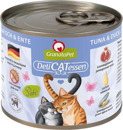 Produktbild von GranataPet DeliCatessen Katzen Nassfutter Thunfisch & Ente Adult Getreidefrei und Glutenfrei 6 x 200 g - 6 x 200 g