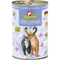 Produktbild von GranataPet DeliCatessen Katzen Nassfutter Thunfisch & Ente Adult Getreidefrei und Glutenfrei 6 x 400 g - 6 x 400 g