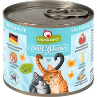 Produktbild von GranataPet DeliCatessen Katzen Nassfutter Truthahn & Fasan Adult Getreidefrei & Glutenfrei 6 x 200 g - 6 x 200 g