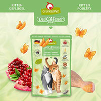 Produktbild von GranataPet DeliCatessen Kitten Nassfutter Geflügel und Lachs Getreidefrei ohne Zuckerzusätze 6 x 85 g - 6 x 85 g