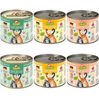 Produktbild von GranataPet DeliCatessen Multipack 2 PUR Katzen Nassfutter Getreidefrei 6 x 200 g - 6 x 200 g