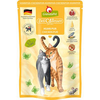 Produktbild von GranataPet DeliCatessen Pouch Katzen Adult Huhn Lachs Getreidefrei und Glutenfrei 6 x 85 g - 6 x 85 g