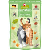 Produktbild von GranataPet DeliCatessen Pouch Kitten Geflügel und Lachs getreidefrei und glutenfrei 6 x 85 g - 6 x 85 g