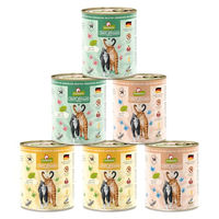 Produktbild von GranataPet DeliCatessen Probierpaket II PUR Katzen Nassfutter Adult Getreidefrei mit Kalb Wild Huhn und Lachs 6 x 800 g - 6 x 800 g