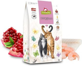 GranataPet DeliCatessen Trockenfutter für Katzen Adult Seefisch und Garnelen getreidefrei 9 kg – Bild 1 von 4