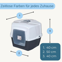 GranataPet Eck-Haubentoilette für Katzen XXL aus Kunststoff – Bild 1 von 6