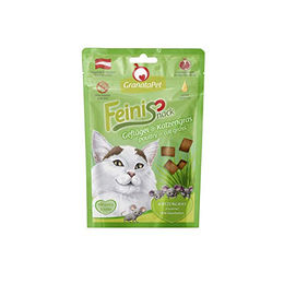 GranataPet Feinis Katzensnack Geflügel & Lachs 50 g ohne Getreide & Zucker zur Unterstützung von Immunsystem und Haarballenbildung - 50 g – Bild 1 von 4