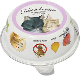 Produktbild von GranataPet Filet à la carte Katzenfutter Ente und Huhn Adult 6x85g ohne Farb- und Aromastoffe