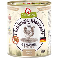 Produktbild von GranataPet Hundefutter Geflügel Monoprotein Hypoallergen 6x800g