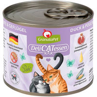 Produktbild von GranataPet Katze Delicatessen Ente und Geflügel Getreidefrei mit hohem Fleischanteil Adult 6x200g