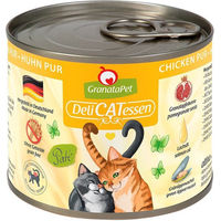 Produktbild von GranataPet Katze Delicatessen Huhn PUR Getreidefrei mit hohem Fleischanteil Adult 6x200g