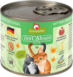 Produktbild von GranataPet Katze Delicatessen Kitten Geflügel Getreidefrei mit hohem Fleischanteil 6x200g